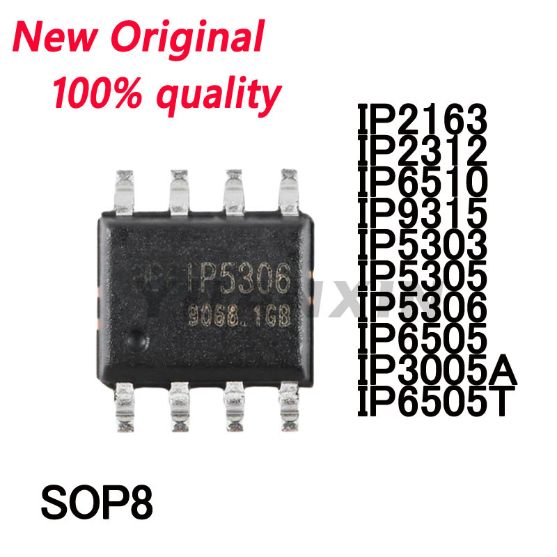10 / CHIẾC IP2163 IP2312 IP6510 IP9325 IP5303 IP5305 IP5306 IP6505 IP3005A IP6505T SOP8 chip Còn hàn