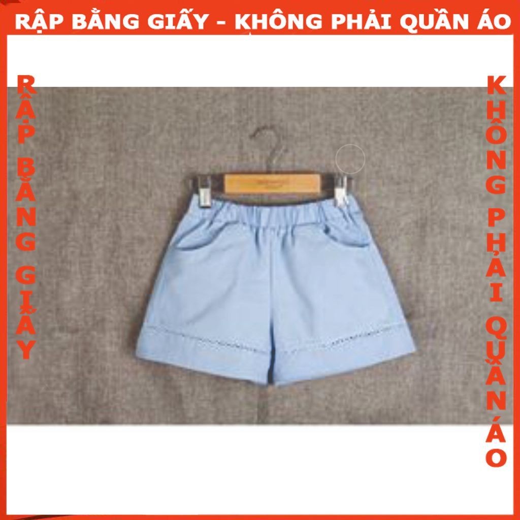 Rập giấy A0 mã R361 - Rập quần bé gái