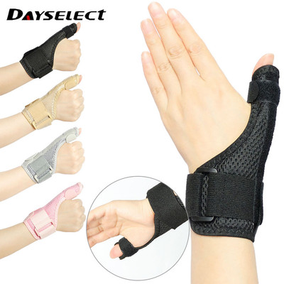 Dayselect 1 Miếng Thể Dục Bảo Vệ Cổ Tay Có Thể Điều Chỉnh Cử Tạ Cố Định Dải Tấm Thép Thoáng Khí Hỗ Trợ Ngón Tay Cái