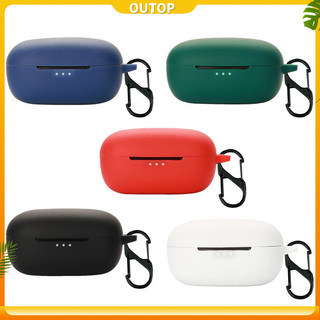 Ốp bảo vệ silicon outop tương thích cho earfun air pro 3 tai nghe tương thích bluetooth vỏ có móc