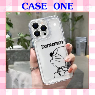 Ốp iphone Space trong suốt Silicon in hình doraemon dẻo viền vuông 7/8/7p/8plus/x/xs/XR/xsmax/12/1/13/13pro/max/14promax