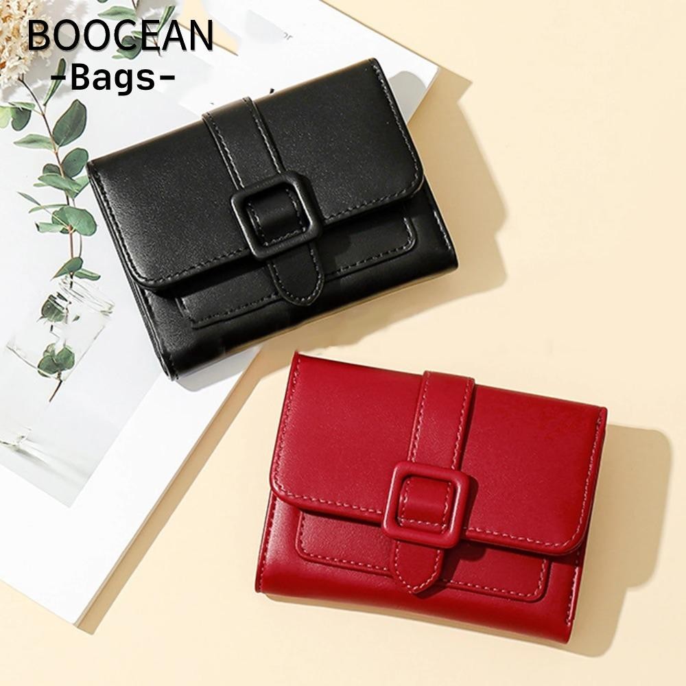 BOOCEAN Ví nữ, Ví Mini đa chức năng dung lượng lớn, Túi đựng tiền xu nhiều thẻ di động dành cho nữ