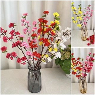 Mô Phỏng Hoa Đào Hoa Nhiều Màu Hoa Nhân Tạo DIY Handmade Để Bàn Sắp Xếp Trang Trí Sân Vườn Nhà