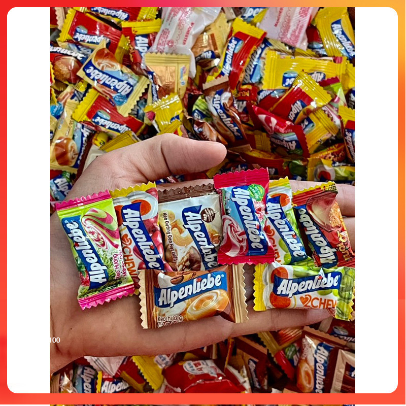 Kẹo Béo Cân Alpenliebe Mix 7 Vị Hàng Chính Hãng 1kg [San pham chat luong]