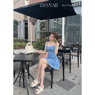 Đầm Jeans 2 Dây Tết TranAli