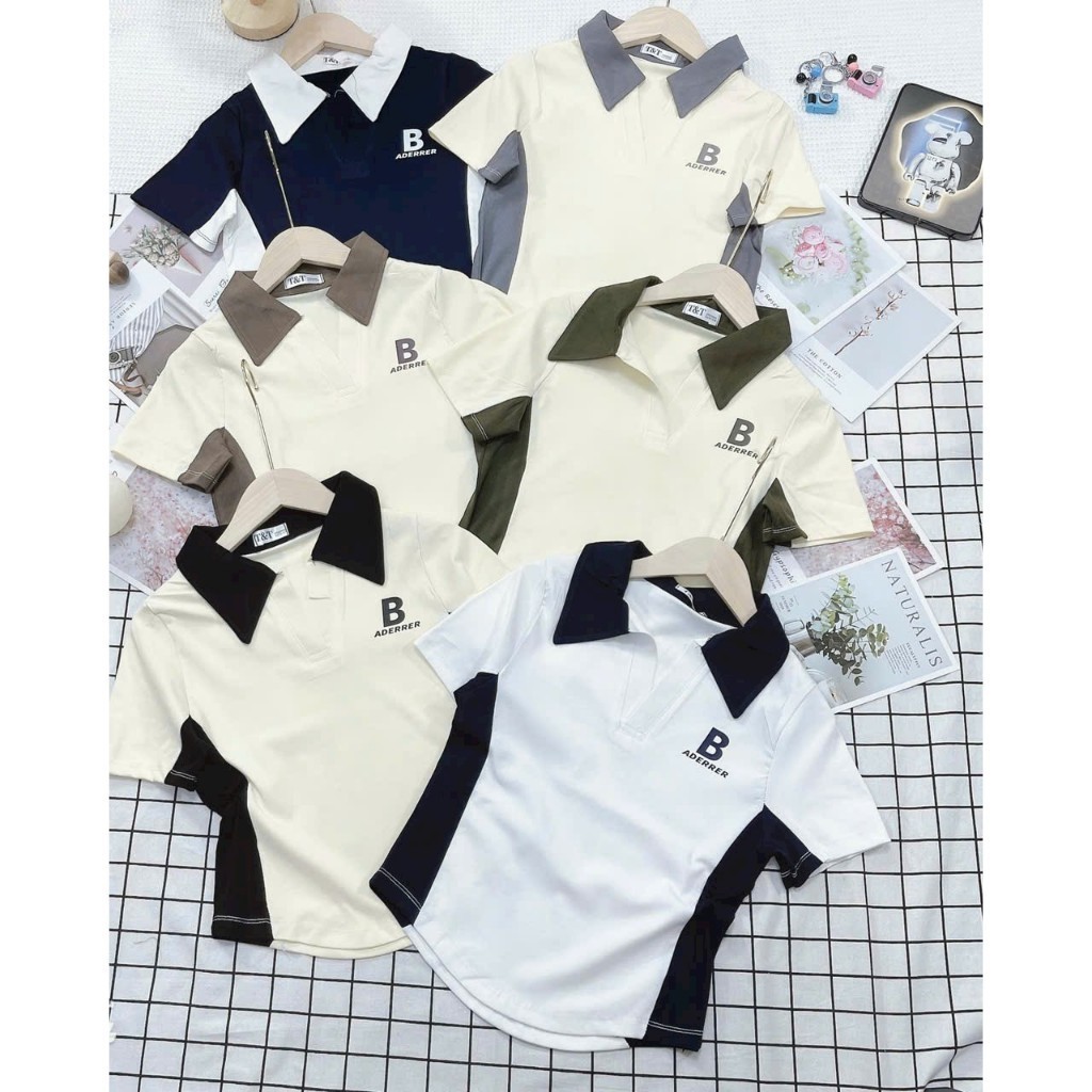 Áo Babytee Polo Cổ Bẻ Borip Quảng Châu Co Dãn 4 Chiều - Dư Tú Lệ