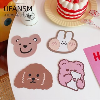 UFANSM Lót Bàn Ăn Hình Thú Hoạt Hình Chống Trượt/ Thấm Nước