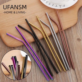 UFANSM hút bằng thép không gỉ có thể tái sử dụng kèm cọ vệ sinh tiện dụng