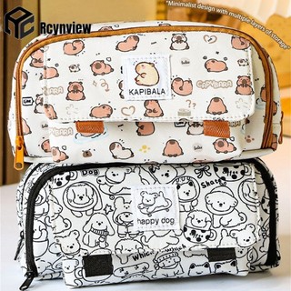 Hoạt Hình Dễ Thương Capybara Túi Đựng Bút Chì Dung Tích Lớn Trường Học Văn Phòng Hộp Bút Chì Túi Sinh Viên Văn Phòng Phẩm Túi Bảo Quản Vật Dụng