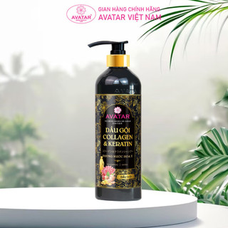 Dầu Gội Collagen & Keratin Avatar Hương Nước Hoa Ý Ngăn Ngừa Rụng Tóc, Gàu & Kiềm Dầu, Phục Hồi Hư Tổn 600ml - avatar