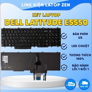 Bàn phím dell latitude e5550 e5570 e5580, precision 3520 7510 7520 7710 7720 - chuẩn phím us