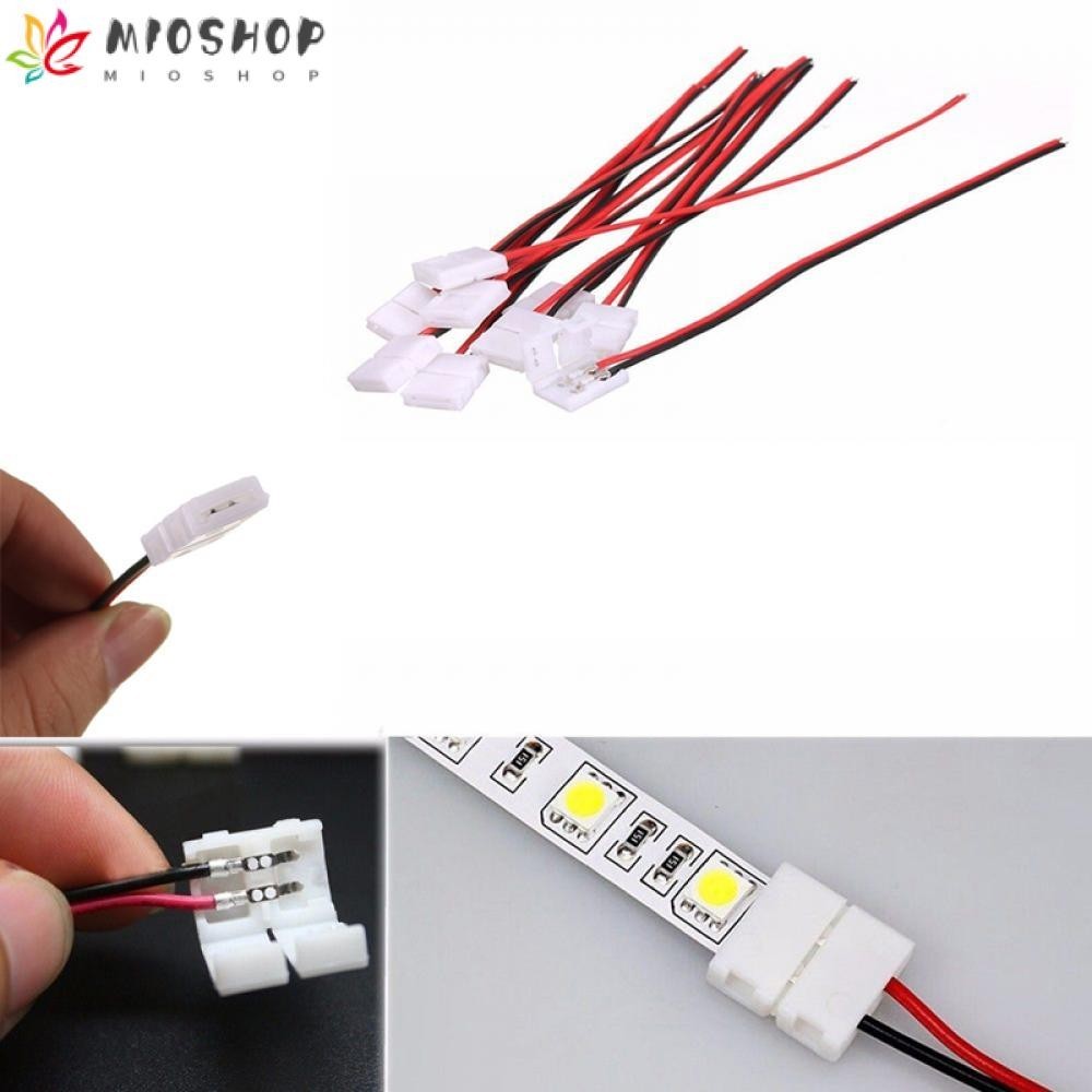 Mioshop 10 Chiếc 2 Pin Dây Led Adapter Ruy Băng Cáp Kết Nối PCB Hữu Íc