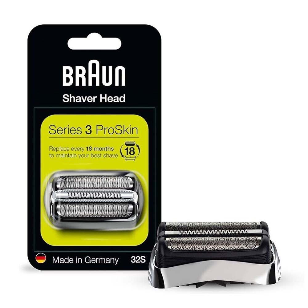 Braun-Series 3-Electric Shaver Replacement Head, ProSkin Electric Shavers Black