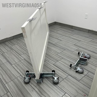 Westvirginia058 2 Công cụ lắp đặt cửa suất 500lbs nâng bảng nặng Dolly cho dày lên đến 1/4 inch