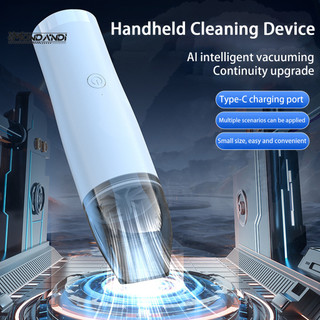 MONDANDI Máy Hút Bụi Ô Tô Không Dây Di Động Máy Hút Bụi Cầm Tay Có Thể Sạc Lại Cho Văn Phòng Tại Nhà Kích Thước Nhỏ Gọn Yên Tĩnh Hút Mạnh Mẽ Có Thể Sạc Lại