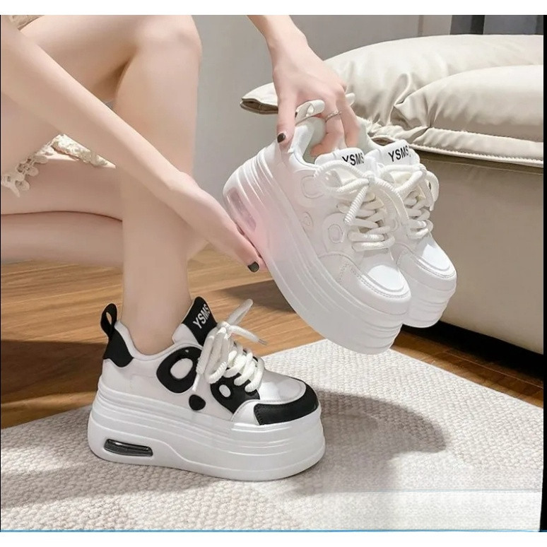 giày thể thao độn đế nữ 9cm giày độn đế nữ giày nữ giày thể thao nữ