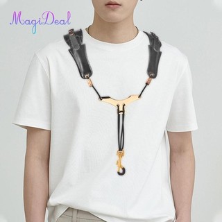 Dây đeo vai Saxophone cho Clarinet Alto Saxophone Phụ kiện nhạc cụ Màu đen