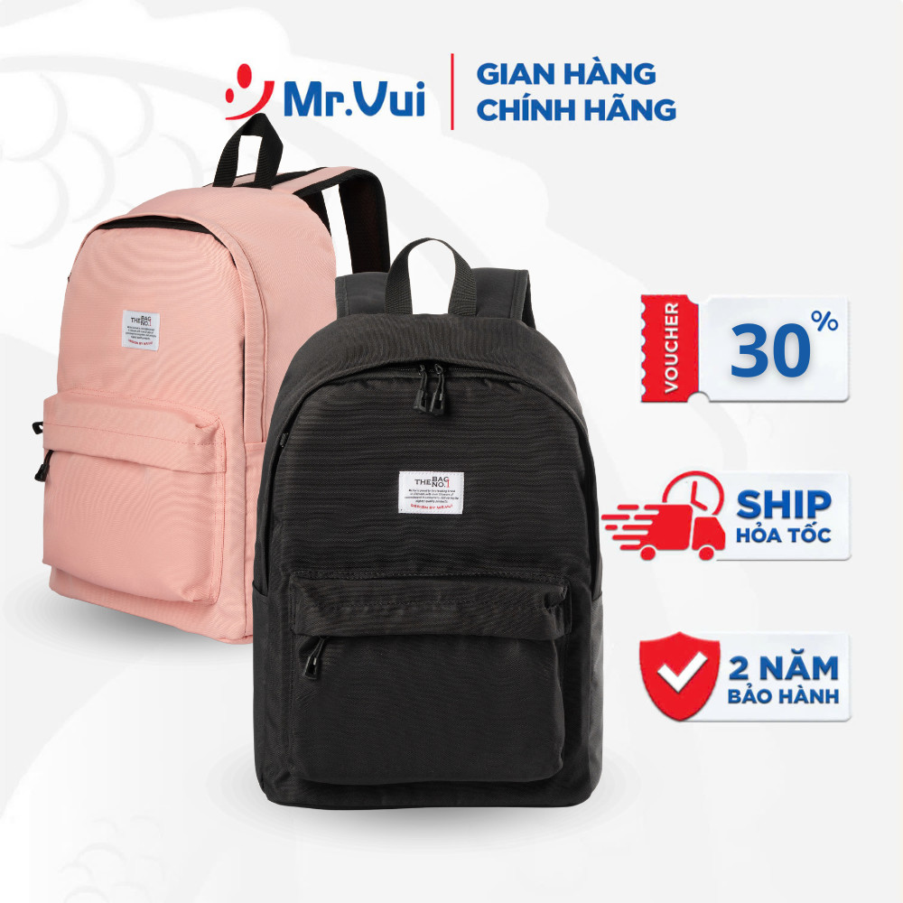 Balo thời trang Mr Vui BLTEEN 1032, balo thời trang bassic unisex cho nam nữ, balo du lịch, đi chơi