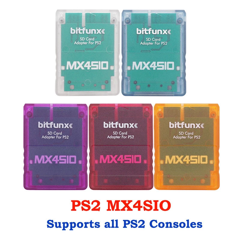 Bitfunx MX4SIO SIO2SD Micro SD / TF SD Card Adapter Cho Tất Cả Máy Chơi Game PS2 Béo Và Mỏng