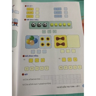 Sách - 100 đề kiểm tra Toán lớp 1