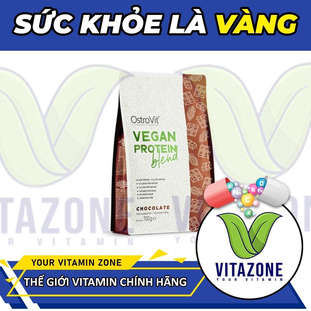 Sữa Protein thực vật OstroVit Vege Protein Blend 700g Dạng Túi Tiện Lợi