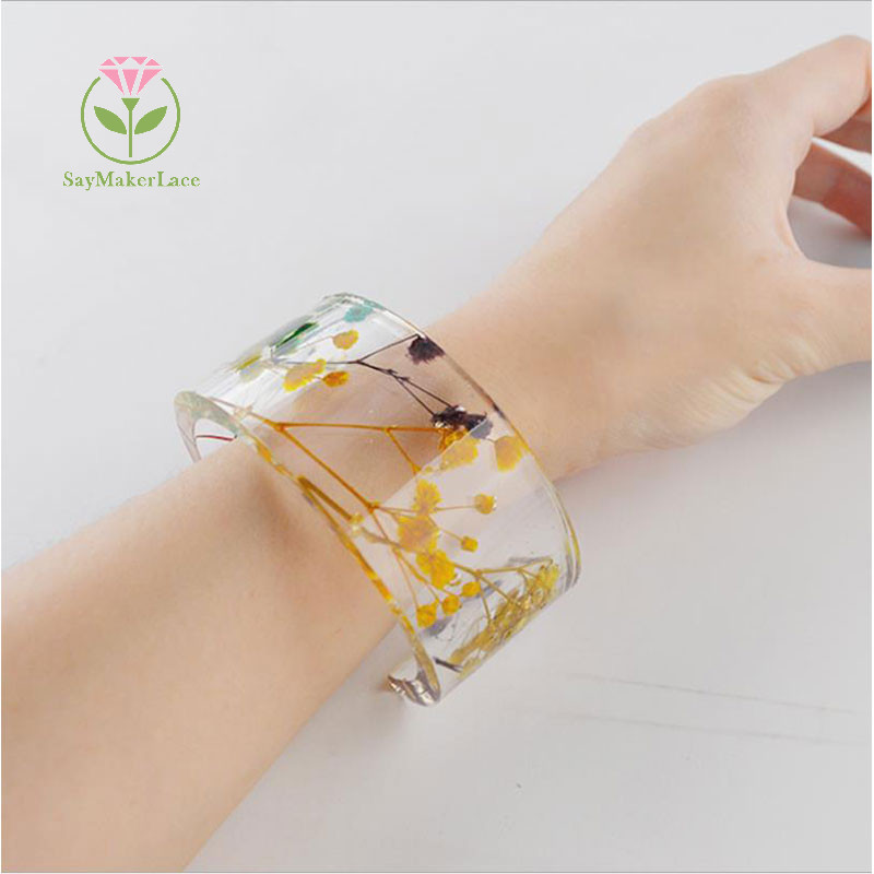 Khuôn Silicone Làm Vòng Đeo Tay / Trang Sức Hình Hoa DIY