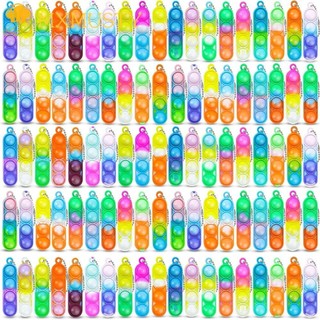 Mxmusty pop bong bóng đồ chơi móc khóa, silicon bóp đồ chơi mini pop móc khóa, mini móc khóa đồ chơi móc khóa mini pop fidget móc khóa gói