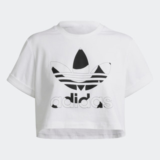 adidas Phong cách sống Áo Thun Lửng Ba Lá Họa Tiết Marimekko Nữ trắng H20483