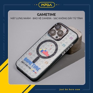 Ốp Hỗ Trợ Sạc Không Dây Nhám In Hình Game Chống Vân Tay Cho iPhone 16 Pro Max 15 14 13 12 Njoyshop