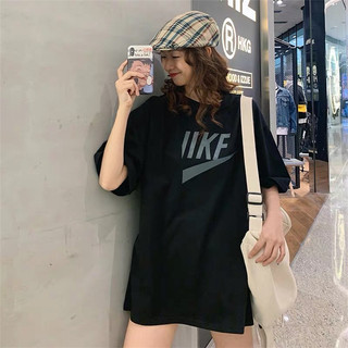 Áo thun nữ Chonmua365 ngắn tay in chữ dáng rộng phong cách
