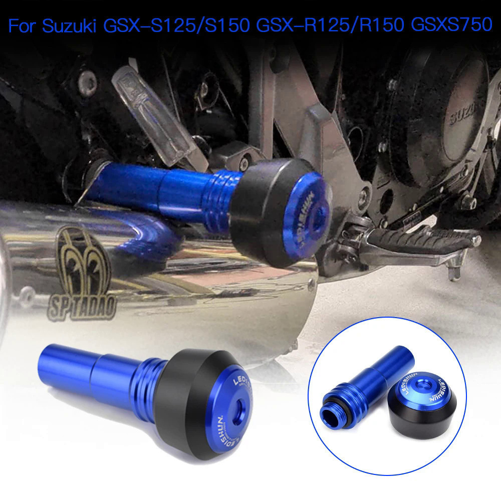 Phụ Kiện Xe Máy Khung Xả Chống Rơi Thanh Trượt Bảo Vệ Tai Nạn Cho Suzuki GSX-R125 GSX-R150 GSX-S125 