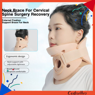 Cods Nẹp cổ để phục hồi phẫu thuật cột sống cổ tử cung Hỗ trợ chấn thương cột sống Nẹp hỗ trợ cổ tử cung thoải mái Nẹp hỗ trợ cổ để giảm đau cổ Thiết kế tiện dụng để hiệu quả