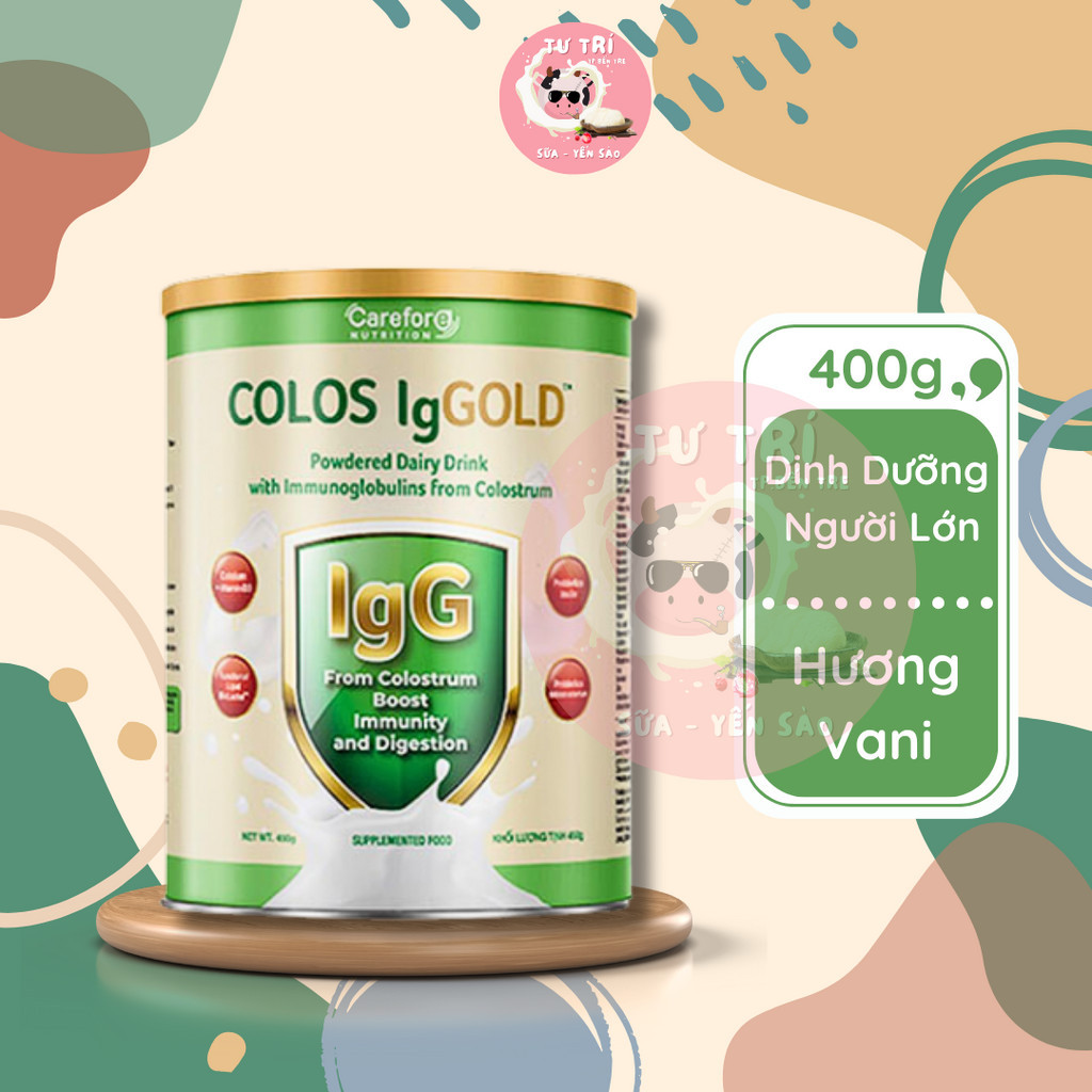 Sữa non COLOS IgGOLD chính hãng Care For Việt Nam. Sữa Alpha Lipid Mẫu Mới.