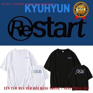 Kpop SuperJunior Cho KyuHyun Khởi Động Lại Cổ Tròn Cotton T Tay Ngắn Áo Sơ Mi Cặp Đôi Nam / Nữ
