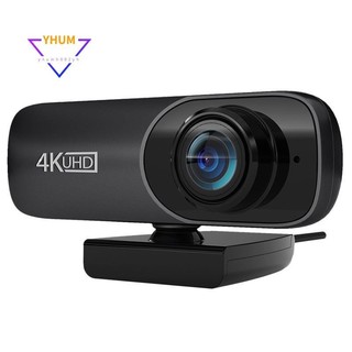 Webcam 4k uhd 3840x2160p webcam 800w pixels camera máy tính 120° groothoek web camera met microfoon