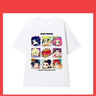 HOT Áo Thun Form Rộng Naruto Chibi | Anime Naruto - Áo Phông Unisex