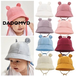 Dadomyd trẻ em mũ chống nắng ngoài trời mũ xô hoạt hình mũ tai thỏ