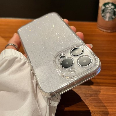 Ốp lưng Ins Simple Glitter từ iPhone 15 Pro Max 14 Pro Max 13 Pro Max 12 Pro Max 11 Pro Max XS Max /