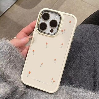 Tulip Màu Đỏ Ốp Lưng Điện Thoại iPhone 13 14ProMax 12promax XSMax 11 7 8 Plus SE 2020 2022 Dán Phim Hoạt Hình Mềm Silicon Bảo Vệ Chống Sốc Khung Kim Loại Mới Nhất
