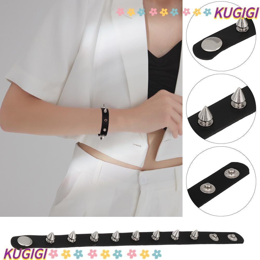 Vòng đeo tay KUGIGI Vòng tay Spike Punk phóng đại