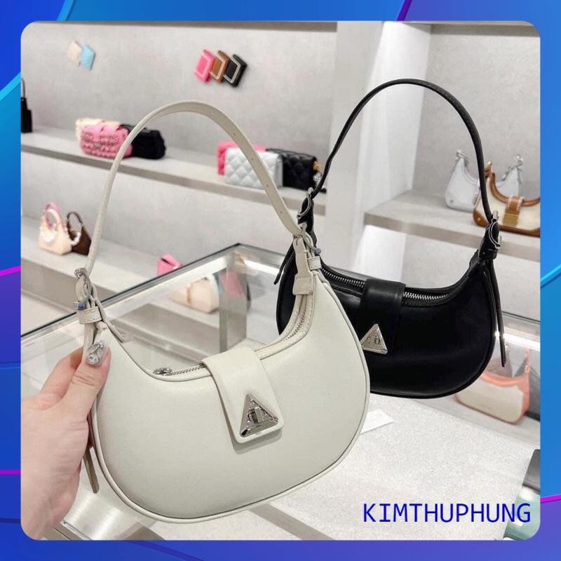 🎀Túi xách nữ đeo vai đeo chéo đẹp da trơn basic kèm tag gấu thời trang hàn quốc | BigBuy360 - bigbuy360.vn