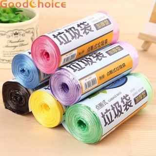 1 Roll Trash Bags (30 Count) Colorful Garbage Bags Environmental Protection