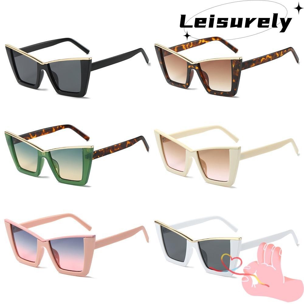 Kính râm mắt mèo nữ LEILY Kính râm mắt mèo hợp thời trang UV400 Sunnies Kính râm đen lớn