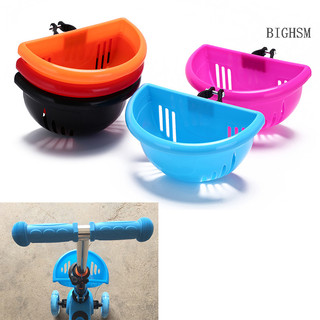 Bighsm trẻ em giỏ xe đạp nhựa túi xe đạp trẻ em xe tay cầm thanh giỏ skk
