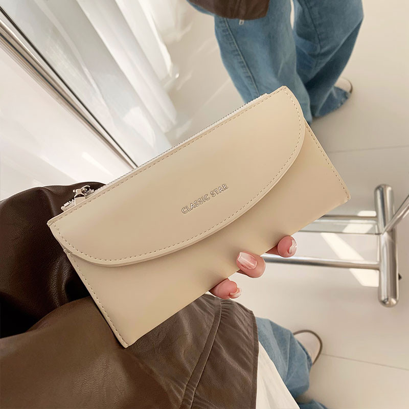 Ví dài nữ cao cấp Hộp đựng thẻ đa năng có khóa sức chứa lớn Ví đựng tiền mặt