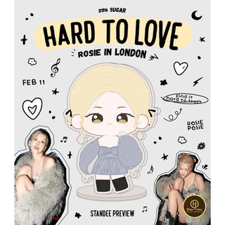 211% sugar | standee & keyring rosé hard to love londo