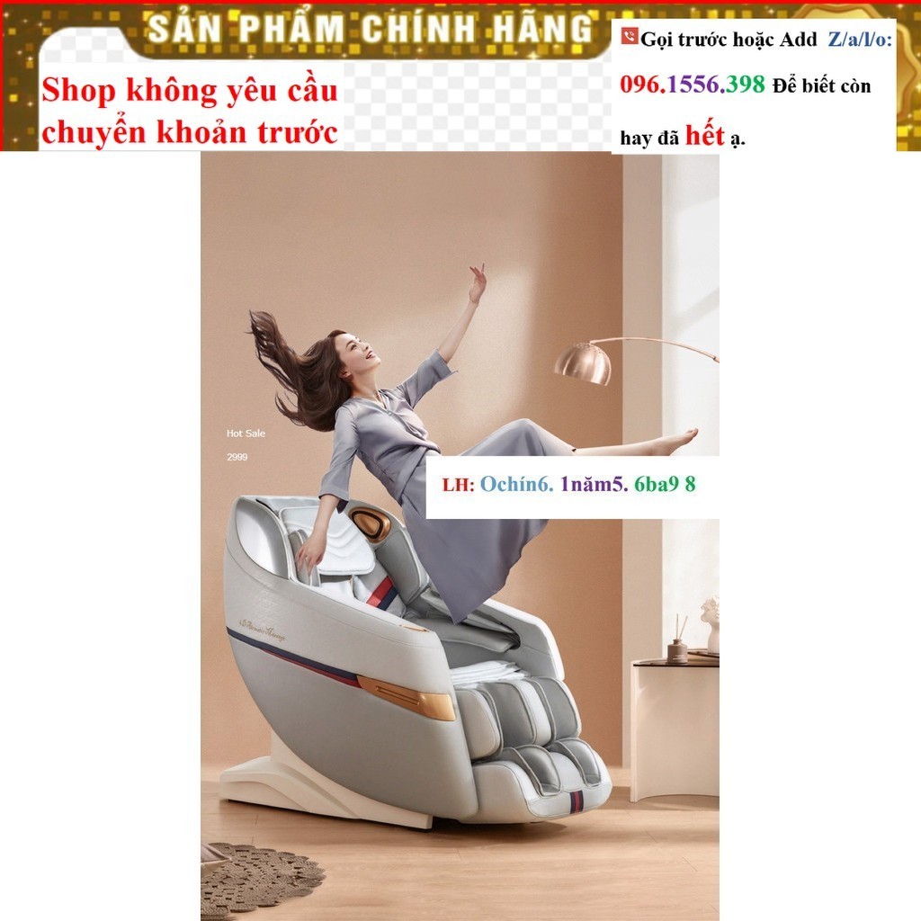 SALE Ghế Massage Toàn Thân 4D, điều khiển giọng nói OKINAWA OS 950 pro vv