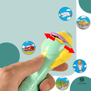 Máy chiếu đèn pin cho trẻ em truyện ngủ sách đèn pin đồ chơi giáo dục sớm mới