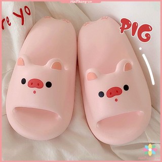 Dép xỏ ngón dễ thương Dép nữ mùa hè chống trượt Dép đế dày