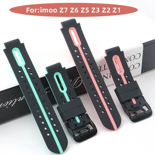 Dây đeo đồng hồ cho Imoo Z1 Z2 Z3 Z6 Z7 Z7 Imo Dây đeo silicon cho Z1 Z2 Z3 Z6. Đồng hồ Imoo watc